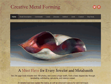 Tablet Screenshot of creativemetalforming.com